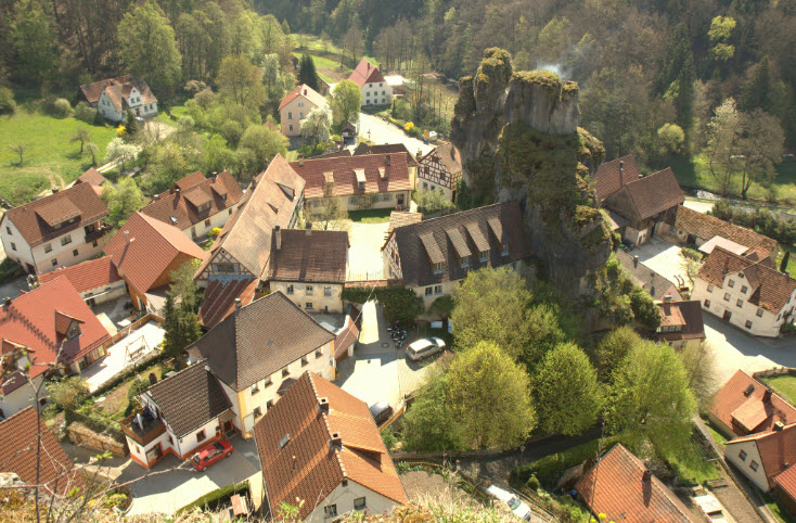 Burgstall Oberntüchersfeld, Germany